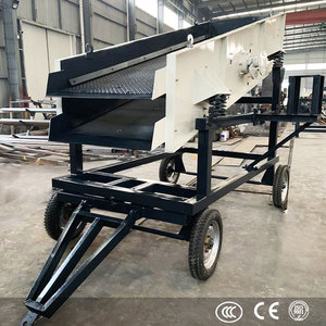 Pequeña Planta de Cribado Portátil, Proveedores de Cribadoras Móviles para Cantera de Agregados y Piedra, Criba Vibratoria - Product Image 2