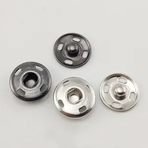 Sew-on kot düğmesi yapış düğmeler Metal bağlantı elemanları Snaps basın çıtçıt Snap düğmeler dikiş