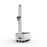 Robot AGV logistique intelligent Giraffe Pro avec évitement d'obstacles autonome, navigation laser SLAM, capacité de charge de 100 kg et autonomie de 4 à 6 heures