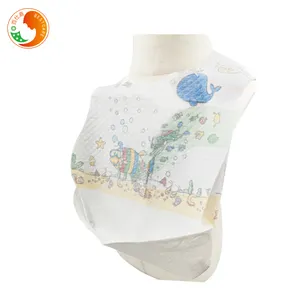 Top seller high quality children disposable bib baby waterproof bib single chip packaging bib