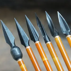 양궁 사냥 나사 탄소 강철 도매 Arrowheads 낚시 브로드 헤드 정장 ID 6.2mm 교체 화살표 샤프트