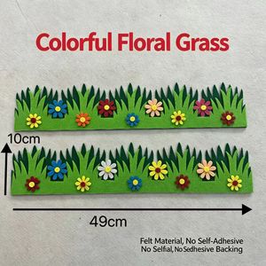 Do-It-Yourself maternelle salle de classe décoration dentelle bordure Non-tissé tissu feutre Stickers muraux culturel <span class=keywords><strong>bricolage</strong></span> nouveauté cadeaux - Product Image 5