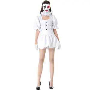 Европейский и американский женский костюм для ролевых игр, костюм невесты-вампира клоуна, костюм для выступления на сцене, костюм клоуна на Хэллоуин