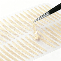 Bande adhésive invisible pour paupières doubles, autocollants imperméables non tissés pour paupières, bande invisible sous le maquillage