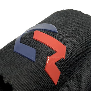 Factory Custom Silk Screen Printing Rubber Brand Logo Sticker 3d Raised Effect Soft Silicone Heat Transfer Labels For Clothing