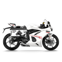 TOGO 32L Paire de sacoches latérales universelles pour moto en PP haute résistance, étanches, rigides, avec protection mécanique