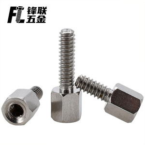 Pernos de Acero Inoxidable 304 Fenglian, Métricos B1=1.25D, Grado A, Nivel 6.8, para Interfaz VGA DB, Uso en Construcción - Product Image 3