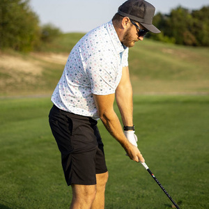 Di alta qualità sublimazione manica corta in poliestere <span class=keywords><strong>4</strong></span> vie elasticizzato Anti-rughe <span class=keywords><strong>Polo</strong></span> t-Shirt maglietta da <span class=keywords><strong>Golf</strong></span> per uso quotidiano urbano <span class=keywords><strong>Golf</strong></span> - Product Image 3