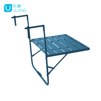 Uland Portable Table Pliante En Plein Air Nautisme Jardin Patio Garde-corps Suspendu Balcon Pliant Balcon Table Suspendue