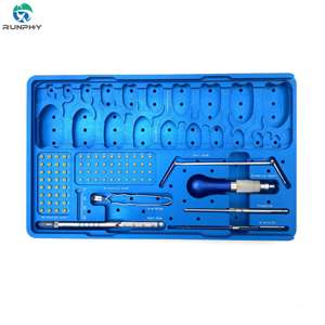 Runphy Professionele Veterinaire Knieprothese Patellagroef Chirurgie Implantaat Prothese Titanium voor Honden/Katten/Huisdieren - Product Image 1