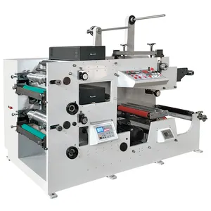 Flexographic Printers Roll To Roll Paper Bag Printing Machine With 2 Colors