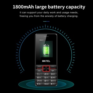 โทรศัพท์มือถือแบบปุ่มกด หน้าจอ 1.77 นิ้ว แบตเตอรี่ขนาดใหญ่ รองรับ 2G ฟังก์ชั่น MP3/MP4/วิทยุ FM/บลูทูธ/GPRS - Product Image 4