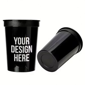 Vaso de Plástico Reutilizable Personalizado, Libre de BPA, para Bodas, Estadios y Fiestas, en Tamaños de 12oz, 16oz, 20oz y 22oz - Product Image 1