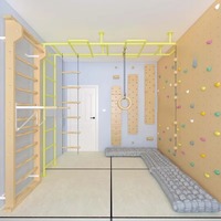 Ensemble d'aventure intérieur de haute qualité à prix compétitif pour enfants, mur d'escalade doux pour les tout-petits