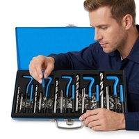 Kit d'outils de réparation de vis en acier inoxydable OEM de 60 pièces avec garantie d'un an, jeu de clés à douilles (acier inoxydable 304)