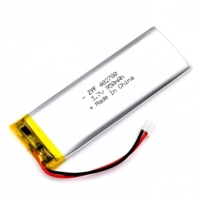 LITHIUM CELL CHINE FOURNISSEUR Haute Capacité 402780 950mAh 1000mAh 3.7V POUCH Batteries pour Guitare Page Turner
