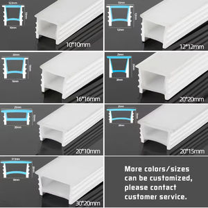 Copertura in Silicone per <span class=keywords><strong>Strisce</strong></span> LED IP67 Impermeabile - Diffusore ad Alta Trasmittanza Anti-Riflesso per <span class=keywords><strong>Strisce</strong></span> 2835/5050/3528 Uso Interno/Esterno - Product Image 2