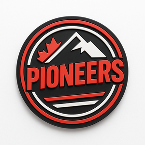 Parche de PVC personalizado con logotipo en relieve, estilo Freedom, de silicona, para aventuras al aire libre, con gancho y bucle, venta al por mayor - Product Image 1