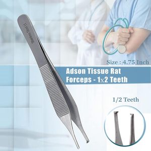 A2ZSCILAB Juego de 5 Instrumentos Quirúrgicos Veterinarios de Acero Inoxidable: Portaagujas, Tijeras, Pinzas Hemostáticas, Pinzas de Presión - Product Image 3