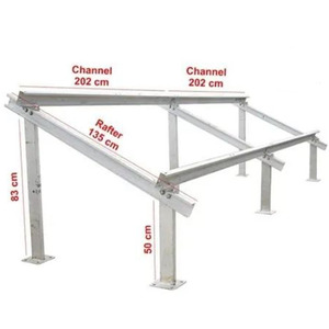 <strong>Pv</strong> <strong>Module</strong> <strong>Bracket</strong> Ground Ballasted Mount Flexible Roof <strong>Pv</strong> Panel <strong>Mounting</strong> <strong>Brackets</strong> - Product Image 3
