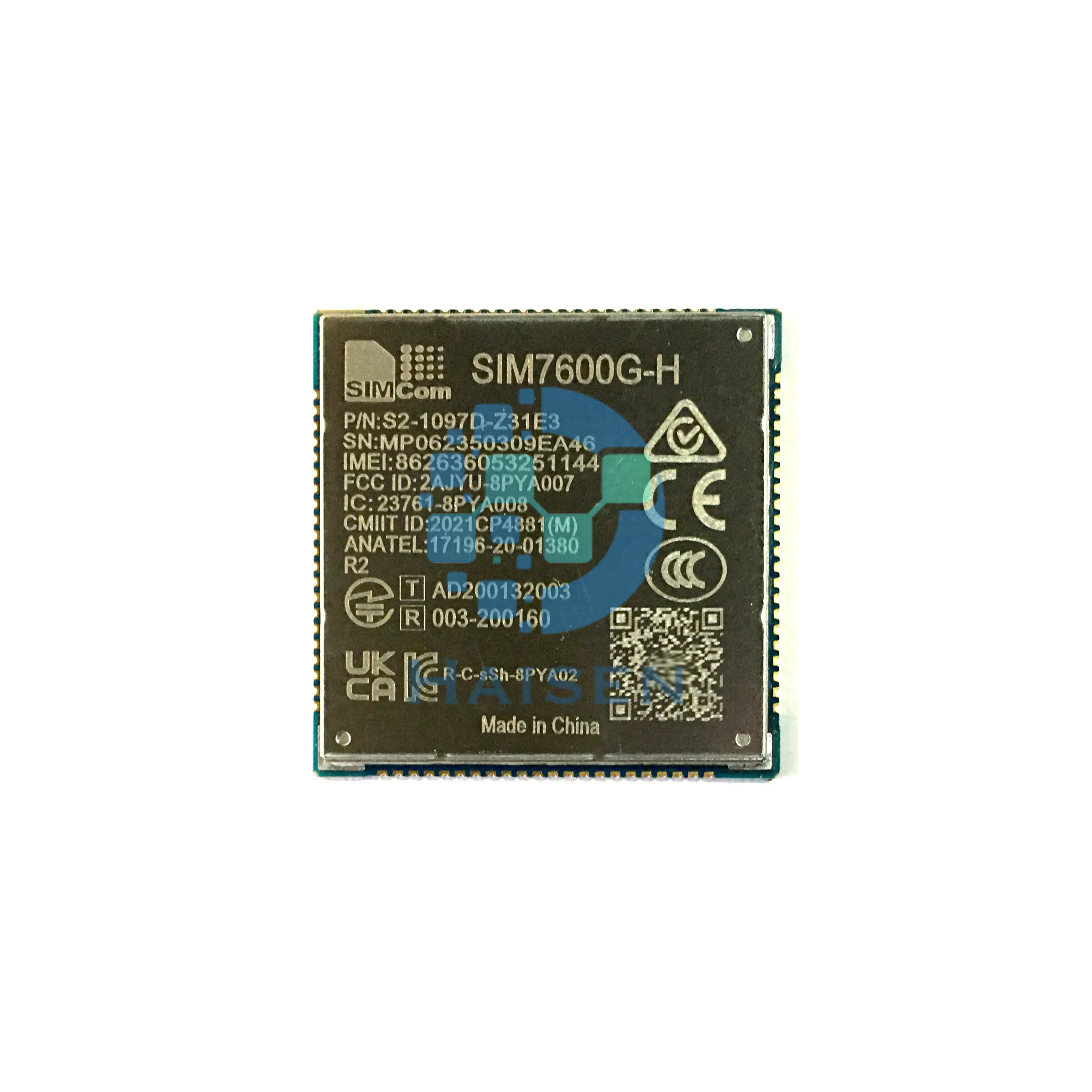 HAISEN SIMCOM SIM7600G-H 4G CAT-M & NB-IoT модуль поддерживает LTE CAT4 с мини-адаптером платы SIM7600G-H SIM7600G-H LCC