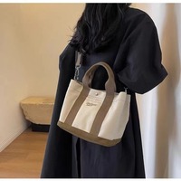 Bolso de Hombro Cruzado de Lona Casual Reutilizable con Asa Ajustable para Compras, Viajes y Trabajo, Diseño Personalizado
