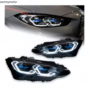 Pour BMW M3 <span class=keywords><strong>M4</strong></span> <span class=keywords><strong>CSL</strong></span> Série 4 G80 G22 G82 G23 G26 Angel Eyes, phare avant d'origine remis à neuf, assemblage de phare de voiture, OEM 63118084895 - Product Image 1