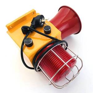 Feux de signalisation rotatifs 12V 24V 220V, alarme sonore et visuelle, indicateur lumineux clignotant rouge - Product Image 3