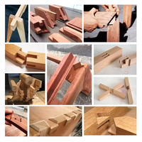 Centre d'usinage CNC 5 axes pour tenons et mortaises, machine de menuiserie pour bois massif, équipement de perçage, fraisage et découpe pour le traitement du mobilier