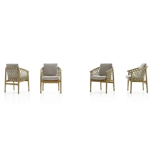 高級スカンジナビア安い白いディナーテーブルキッチン大理石ダイニングルーム家具テーブルセットモダンイタリアのデザイン - Product Image 5