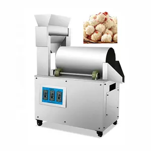 Reliable Brand 900W Sesame Seed Coating Machine Sprinkle Bread Crumbs Spreading Equipment Round Table