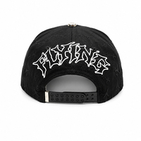 Gorra de Béisbol de Lujo Personalizada con Bordado 3D, Logotipo de Pedrería, 5 Paneles, Visera Curva Ancha, Forro de Satén, Unisex, Ajustable, con Pin Metálico