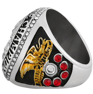 Anillo Conmemorativo del Campeonato <span class=keywords><strong>de</strong></span> los <span class=keywords><strong>Cleveland</strong></span> Indians 2016, Chapado en Plata, con Piedras Preciosas, para Boda, Compromiso o Fiesta - Product Image 3