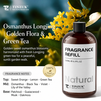 Recharge d'huile parfumée pour désodorisant 500ml – Liquide parfumé de luxe pour diffuseurs à bâtonnets de chambre et salle de bain – Huile aromatique en vrac
