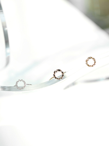 แหวน Brilliant02 สีขาว ทอง 14K เพชร มุก เครื่องประดับขายส่ง ผู้ผลิตเครื่องประดับชั้นดี รับผลิตแหวนตามสั่ง OEM ODM ผู้จัดจำหน่าย แหวนสวยหรู - Product Image 2