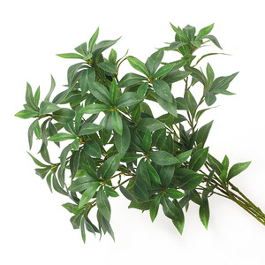 Plantes vertes artificielles et ornements d'horloge suspendus <span class=keywords><strong>en</strong></span> <span class=keywords><strong>bois</strong></span> <span class=keywords><strong>de</strong></span> style rustique pour la décoration du salon et <span class=keywords><strong>de</strong></span> la table à manger - Product Image 5
