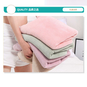 Coffrets cadeaux créatifs en tissu polaire corail brodé, cadeaux d'ouverture d'entreprise, emballage exquis - Product Image 5