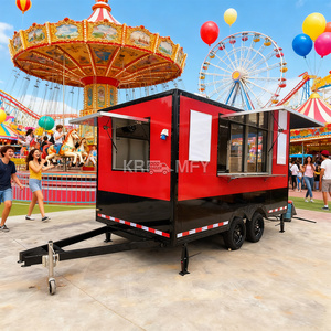 Approved 13ft Concession Food With Full DOT <b>Certificate</b> Mobile Kitchen Trailer Outdoor Ice Cream Kiosk - Product Image 3