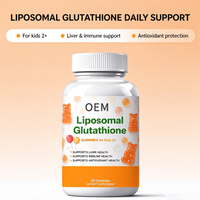 Gummies de Glutathion Liposomal OEM, 60 unités, pour enfants de 2 ans et plus, complément alimentaire