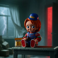 NOUVEAU POPMART Série Chucky Figurines d'action en PVC Anime Échelle 1/72 ABS Peluche Mignonne Cartoon Boîte Mystère Poupées Surprise