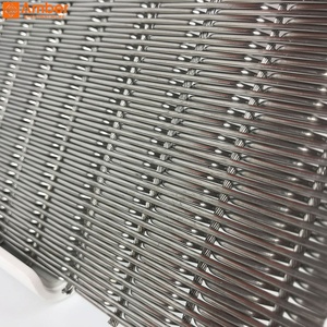 Cortina Metálica Tejida <span class=keywords><strong>de</strong></span> Malla <span class=keywords><strong>de</strong></span> Cables y Varillas Tipo H Resistente para Barandillas <span class=keywords><strong>de</strong></span> Puentes y Protección Arquitectónica - Product Image 4