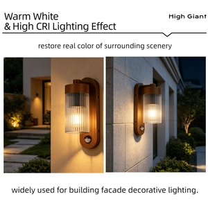 Lampe murale extérieure IP54 avec détecteur de mouvement PIR, en aluminium moulé sous pression, abat-jour en <span class=keywords><strong>PC</strong></span>, éclairage de sécurité extérieur pour villa, cour, entrée - Product Image 3