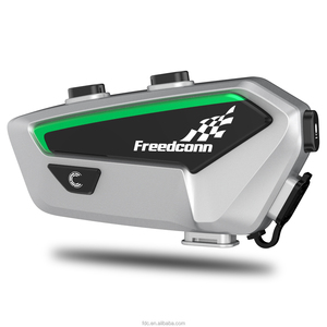 <span class=keywords><strong>FreedConn</strong></span> FX Fone de ouvido <span class=keywords><strong>Bluetooth</strong></span> para motocicleta, interfone ultra leve e fino, malha para networking com um clique, fone de ouvido econômico - Product Image 4