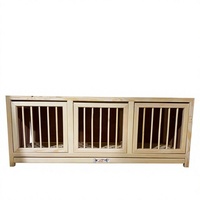 Grande Niche en Bois pour Pigeons 3-en-1 : Élevage, Mating et Cage de Course avec Perchoir, Construction en Bois Durable