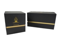 Boîte cadeau en carton imprimé luxueuse pour bougies, boîte cadeau d'emballage d'aromathérapie pour bougies personnalisée, différentes couleurs et tailles