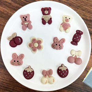 2025 New to Soft PVC Lovely Date <b>Shoe</b> Amulet Rose Date Amulet Wholesale Clog Decorative Amulet - Product Image 3