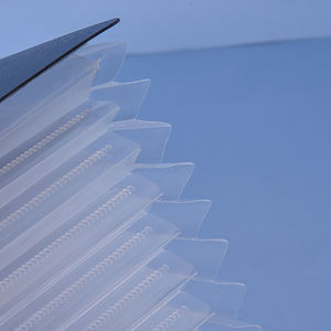 다채로운 폴더 문구 간단한 A4 크기 플라스틱 포켓 인쇄 확장 핸들 확장 파일 폴더 - Product Image 6