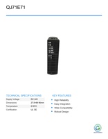 Módulo de Comunicación Ethernet Serie Q M-ITSUB PLC QJ71E71-100 Usado, Controlador Lógico Programable para Automatización Industrial