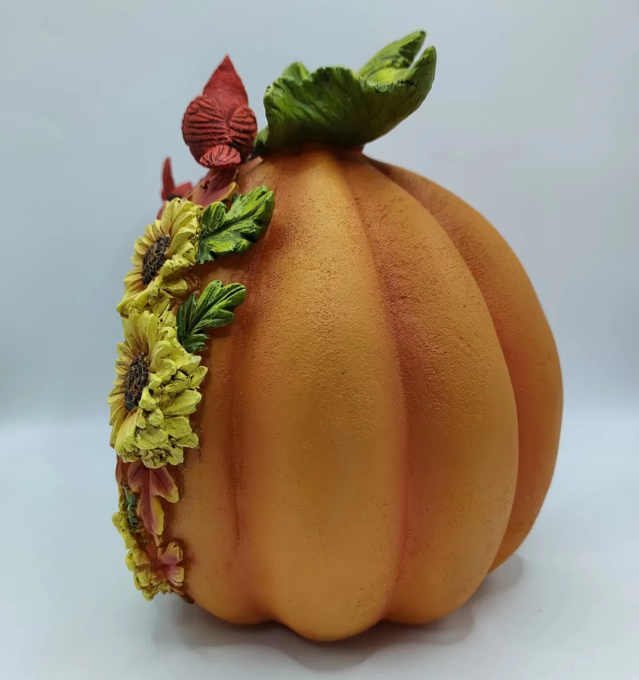 Resina fatta a mano artificiale squisito raccolto zucca autunno autunno ringraziamento figure Decor regali artigianali