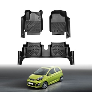 Tapis de sol de voiture KQD toutes saisons en TPE 5D antidérapant et imperméable, épaisseur 3-3,5 mm, garantie 1 an, vente en gros usine, compatible Picanto/Morning - Product Image 4